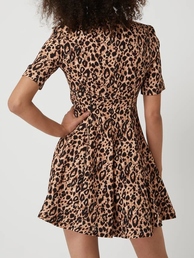 Versace Jeans Couture Kleid Mit Leopardenmuster - Mittelbraun 6 Versace Jeans Couture Kleid Mit Leopardenmuster - Mittelbraun – Bild 5