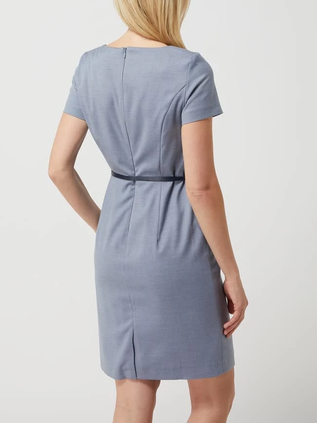 Montego Etuikleid Mit Gürtel - Marineblau Meliert 7 Montego Etuikleid Mit Gürtel - Marineblau Meliert – Bild 5