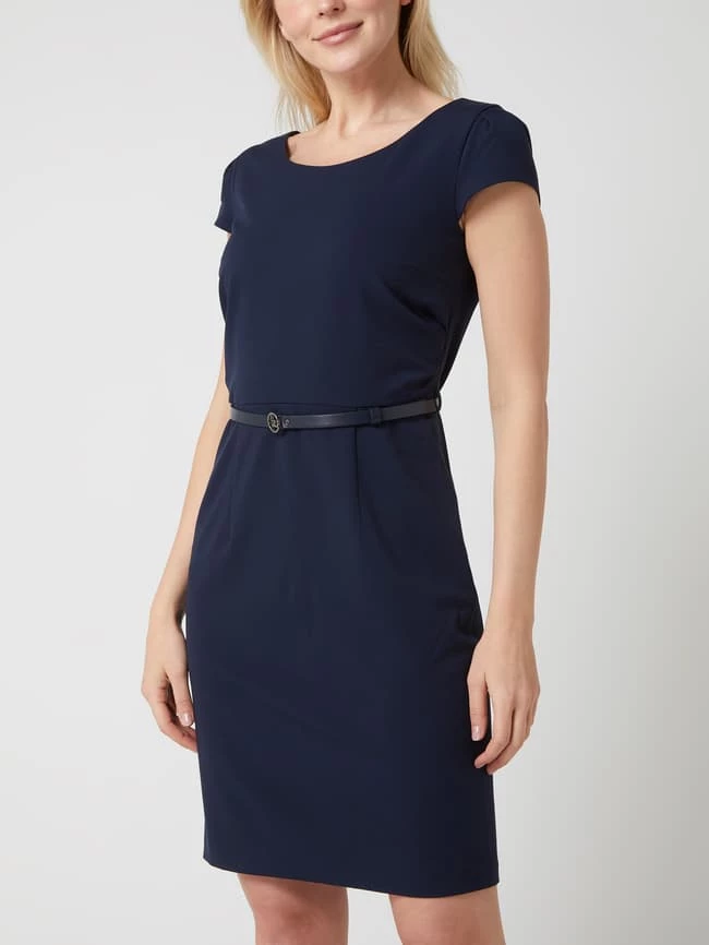 BETTY & CO WHITE Kleid Mit Viskose-Anteil - Marineblau 6 BETTY & CO WHITE Kleid Mit Viskose-Anteil - Marineblau – Bild 4