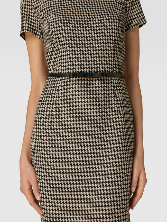 Montego Blusenkleid Mit Hahnentrittmuster - Schwarz 5 Montego Blusenkleid Mit Hahnentrittmuster - Schwarz – Bild 3