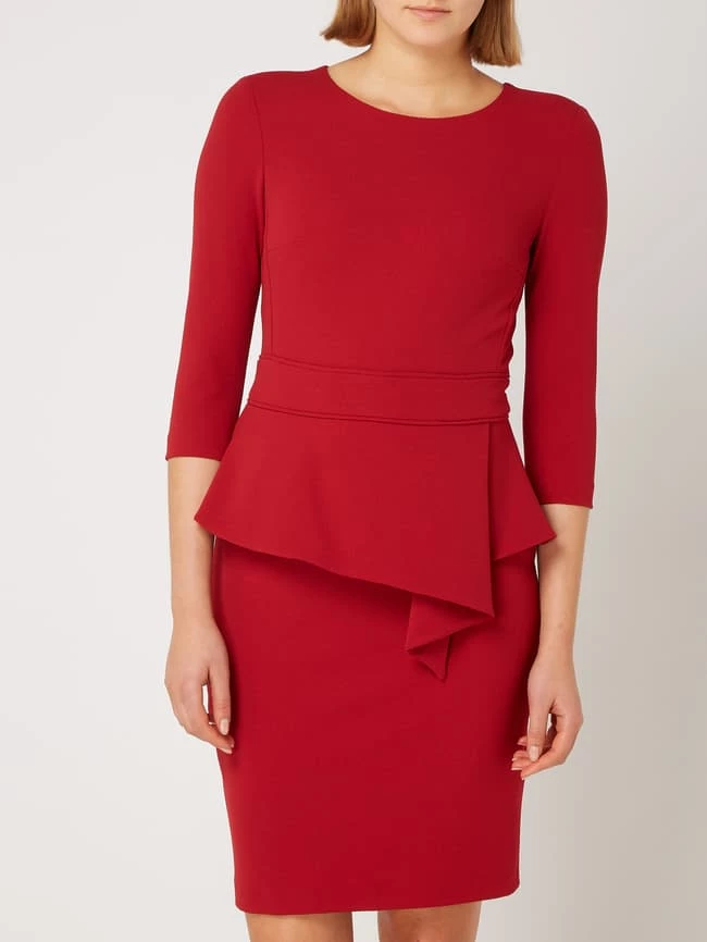 Paradi Etuikleid Mit Volantbesatz - Rot 6 Paradi Etuikleid Mit Volantbesatz - Rot – Bild 4