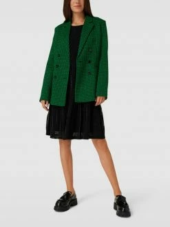 Montego Knielanges Kleid In Schimmernder Optik Modell 'Glitzer' - Schwarz