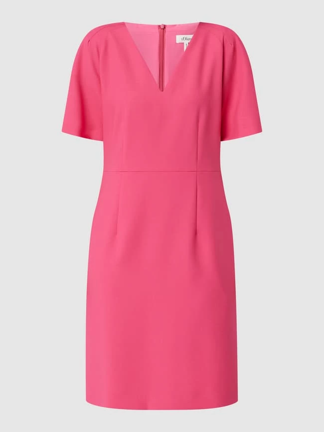 S.Oliver BLACK LABEL Etuikleid Mit Viskose-Anteil - Pink 4 S.Oliver BLACK LABEL Etuikleid Mit Viskose-Anteil - Pink – Bild 2