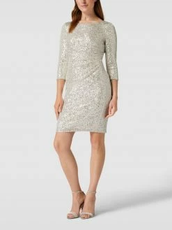 Christian Berg Cocktail Cocktailkleid Mit Paillettenbesatz - Sand