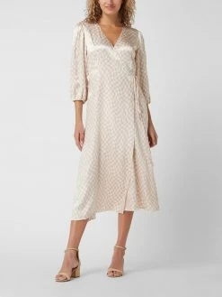 CATWALK JUNKIE Wickelkleid Aus Satin Modell 'Odile' - Sand